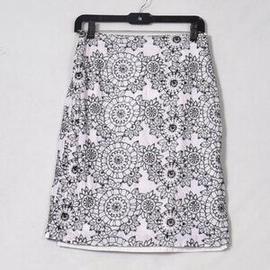 Judy Lee Cole Pencil Skirt Black & White Size 10 See Photos